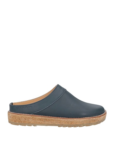 HAFLINGER Mules and clogs Midnight blue Leather