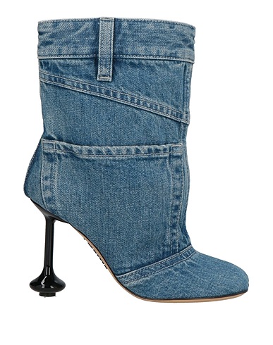 LOEWE Ankle boot Blue Textile fibres