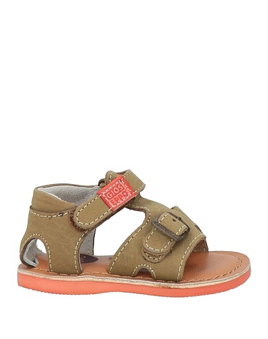 GIOSEPPO Sandals Military green Leather