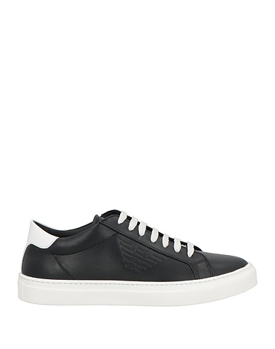 EMPORIO ARMANI Sneakers Black Leather