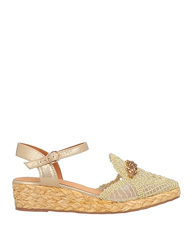 LEJADE Espadrilles Gold Textile fibres