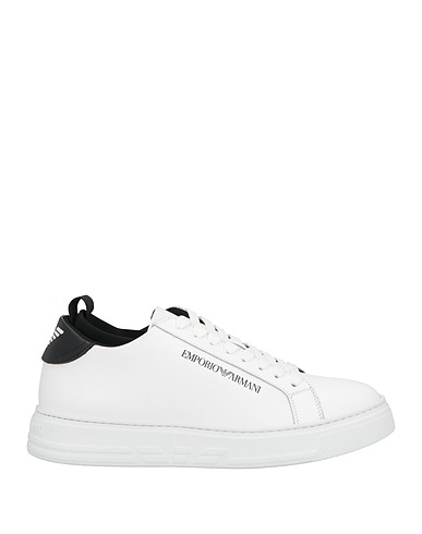 EMPORIO ARMANI Sneakers White Leather