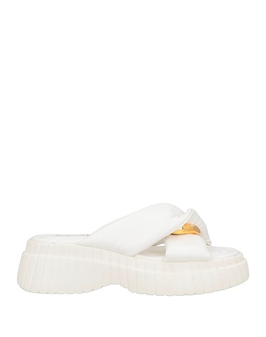 SWISH Sandals White Textile fibres