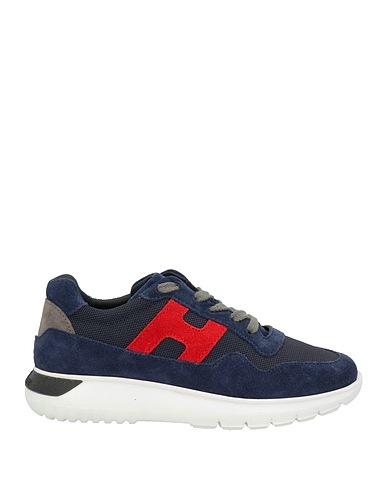 HOGAN Sneakers Blu Pelle, Fibre tessili