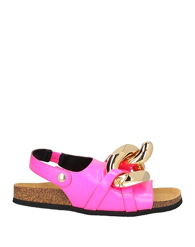 JW ANDERSON Sandals Fuchsia Leather