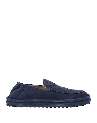 EMPORIO ARMANI Loafers Navy blue 100% Calfskin