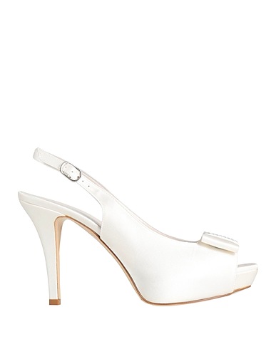 ELATA Sandals Ivory Textile fibres