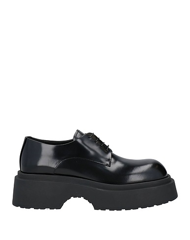 EMPORIO ARMANI Schnürschuhe Schwarz 100% Kalbsleder