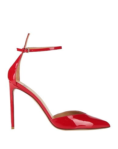 FRANCESCO RUSSO Pump Red Leather