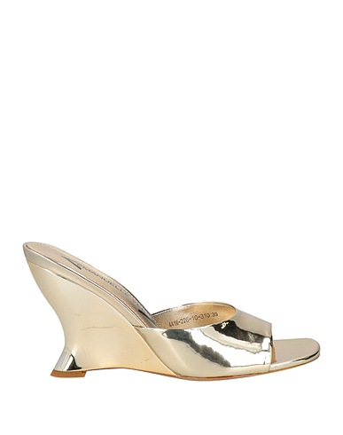 EMANUÉLLE VEE Sandalen Gold Leder