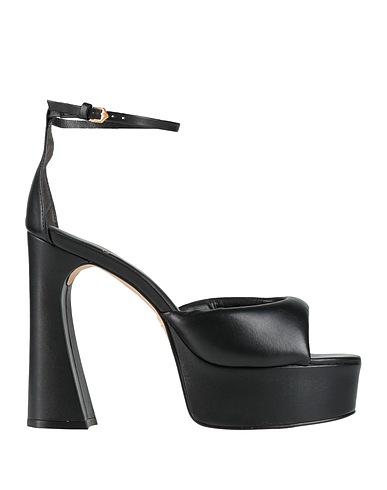 CARRANO Sandals Black Leather