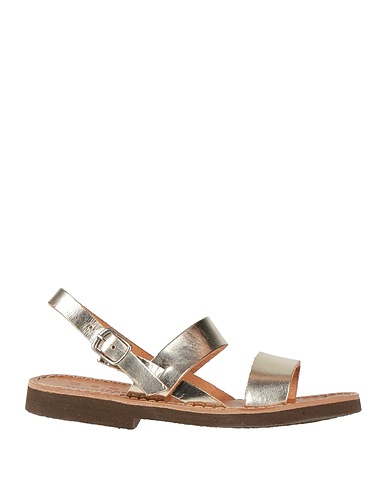 DERAN 1888 Sandals Platinum Leather