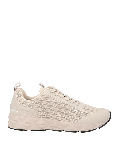 EA7 Sneakers Beige 100% Polyester, Polyurethane