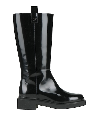 EMPORIO ARMANI Boots Black Calfskin