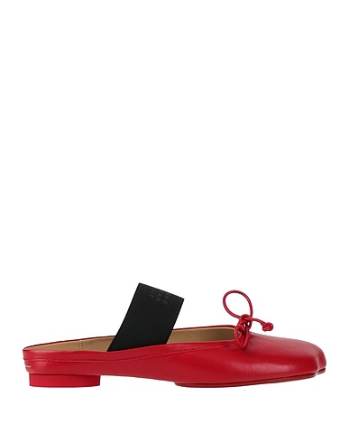 MM6 MAISON MARGIELA Mules and clogs Red Leather
