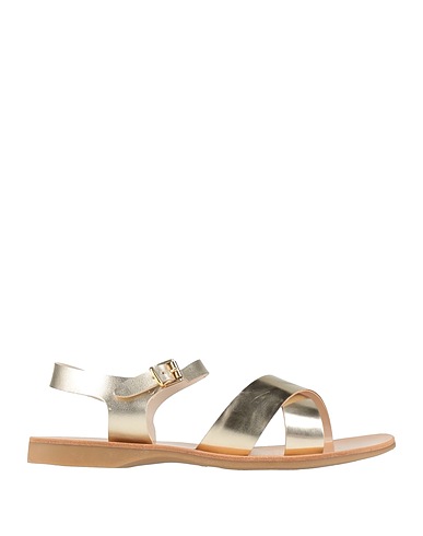 FLORENS Sandals Platinum Textile fibres