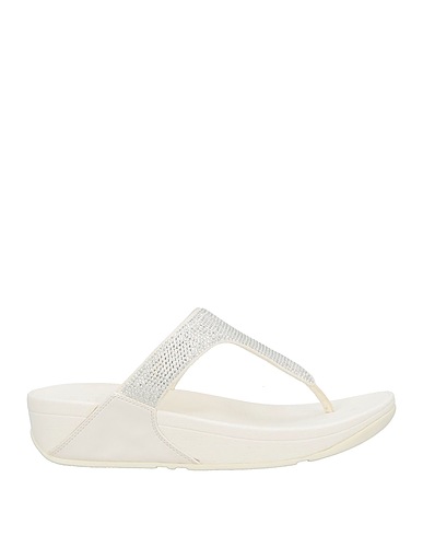 FITFLOP Σαγιονάρες Λευκό Ίνες υφασμάτων