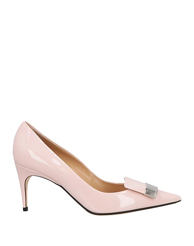 SERGIO ROSSI Pumps Rosa Leder