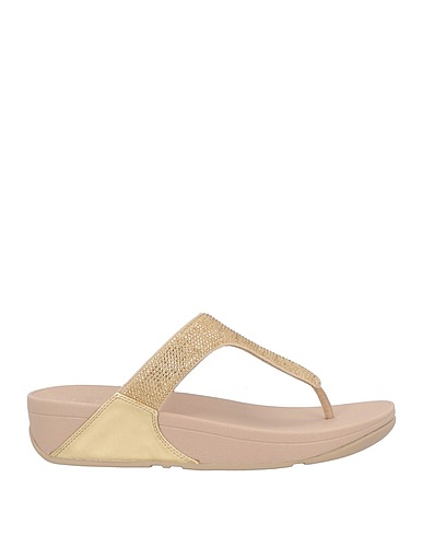 FITFLOP Flip flops Gold Textile fibres