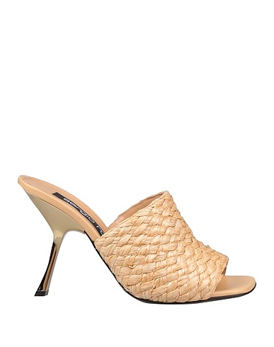 SERGIO ROSSI Sandali Beige Rafia naturale