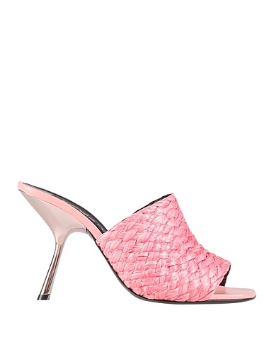 SERGIO ROSSI Sandali Rosa Rafia naturale