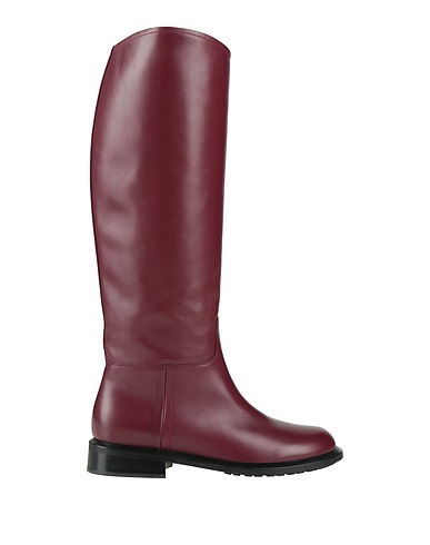 EMPORIO ARMANI Boots Burgundy 100% Calfskin