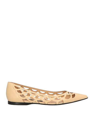 SERGIO ROSSI Ballet flats Beige Leather