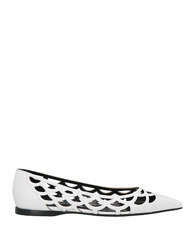 SERGIO ROSSI Ballet flats White Leather