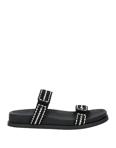 EMPORIO ARMANI Sandals Black Textile fibers