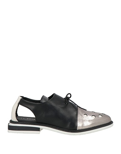LE BOHÉMIEN Laced shoes Silver Leather
