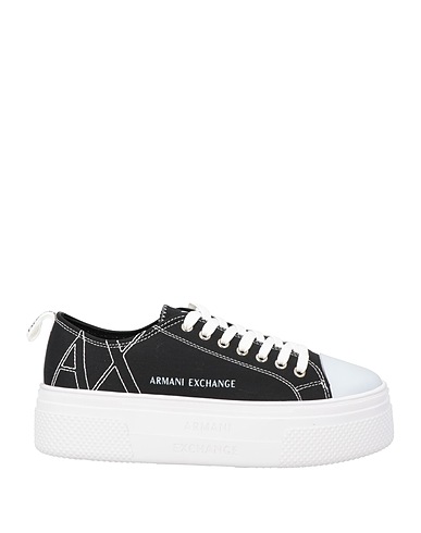 ARMANI EXCHANGE Sneakers Black 60% Cotton, 40% Elastane, Rubber