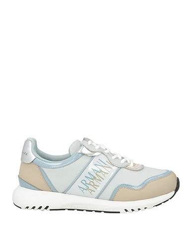 ARMANI EXCHANGE Sneakers Light grey 100% Polyester, Polyurethane coated
