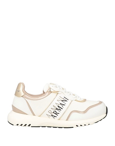 ARMANI EXCHANGE Sneakers Off white 100% Polyester, Polyurethan Beschichtet