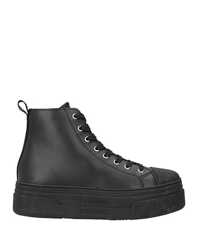 ARMANI EXCHANGE Sneakers Black 100% Cow leather