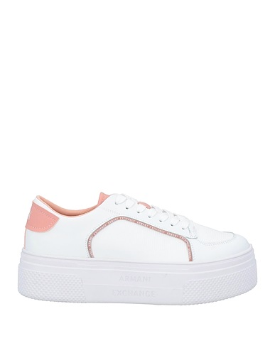 ARMANI EXCHANGE Sneakers White 100% Polyurethane, Polyester