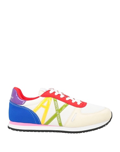 ARMANI EXCHANGE Sneakers Cream 100% Polyamide, Elastane, Polyurethane
