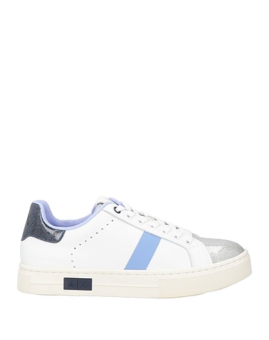 ARMANI EXCHANGE Sneakers Light grey 100% Cow leather, Polyurethane