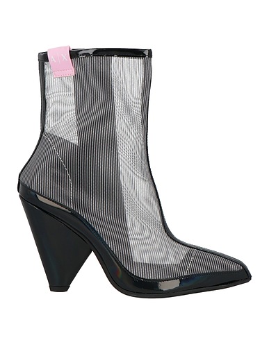 ARMANI EXCHANGE Ankle boot Black 100% Polyester, Polyurethane coated