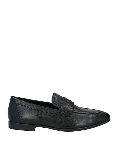 GEOX Loafers Black Leather
