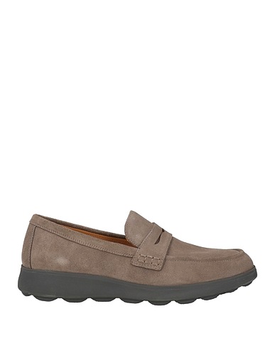 GEOX Loafers Grey Leather
