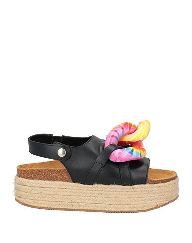 JW ANDERSON Espadrilles Black Leather