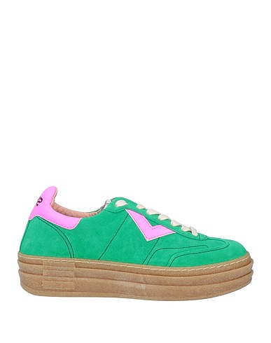 4B12 Sneakers Green Leather