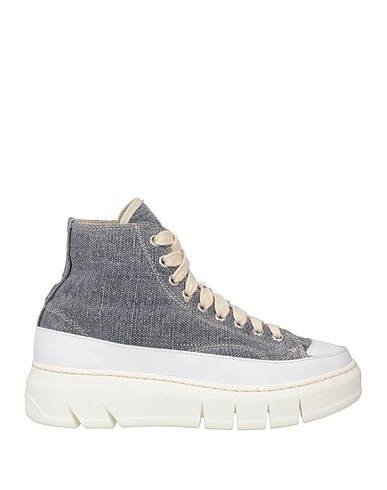 THE FLEXX Sneakers Navy Leather, Textile fibers