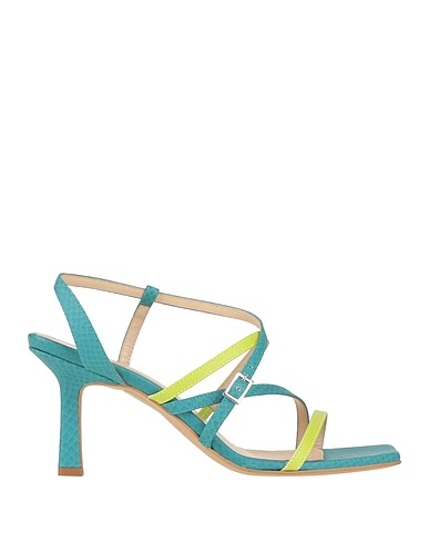 PINKO Sandali Verde petrolio Pelle