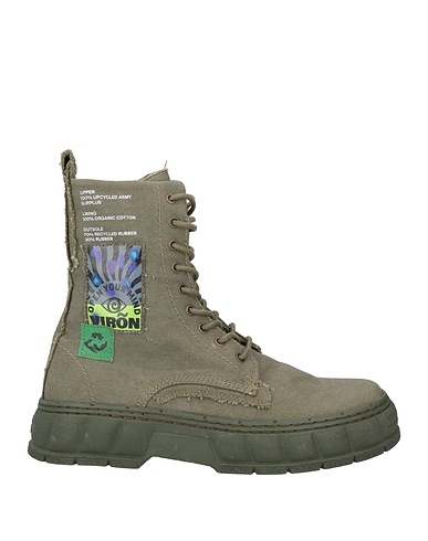 VIRÓN Ankle boot Military green Textile fibres