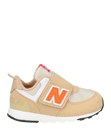 NEW BALANCE Sneakers Beige Leder, Gewebefasern