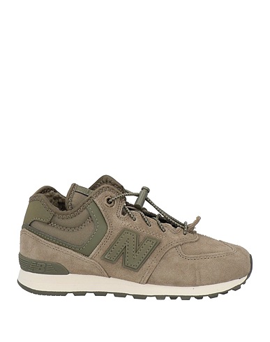 NEW BALANCE Sneakers Khaki Pelle, Fibre tessili