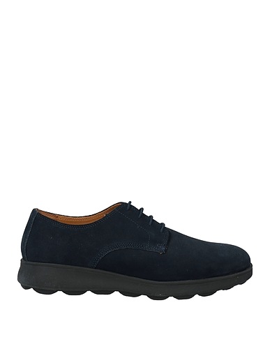 GEOX Schnürschuhe Nachtblau Leder