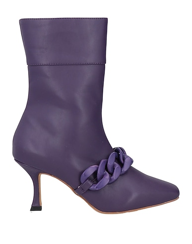 GAëLLE Paris Ankle boot Purple Textile fibres