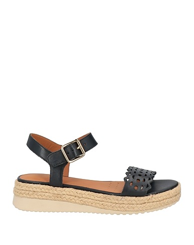 GEOX Espadrilles Black Leather